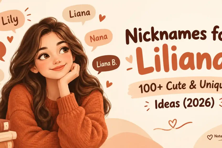 Nicknames for Liliana: 100+ Cute & Unique Ideas (2026)