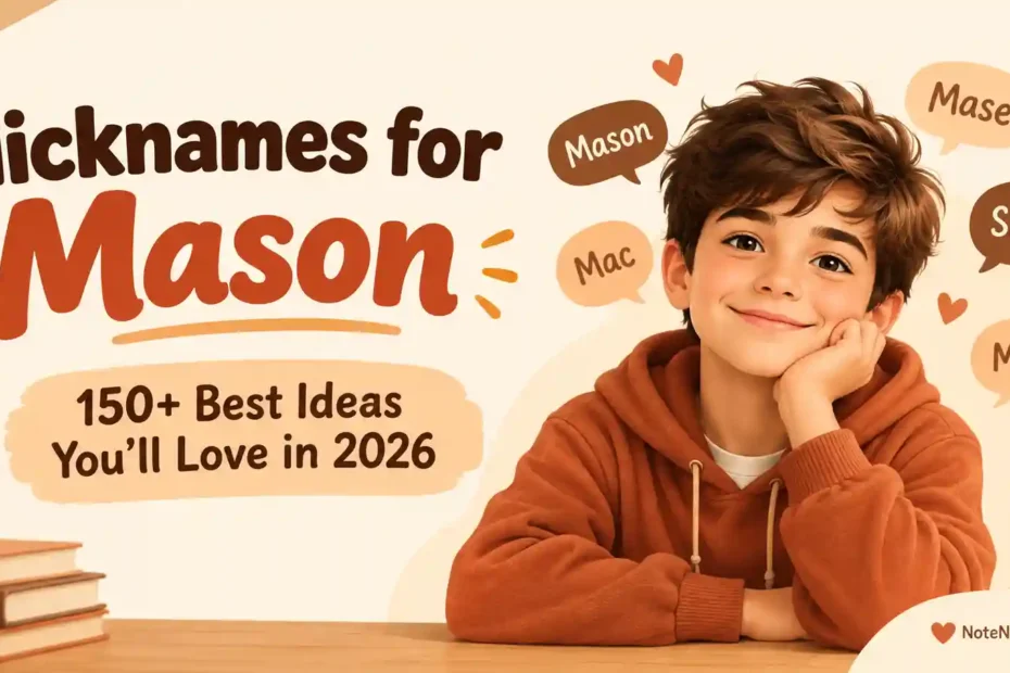 Nicknames for Mason 150+ Best Ideas You’ll Love in 2026
