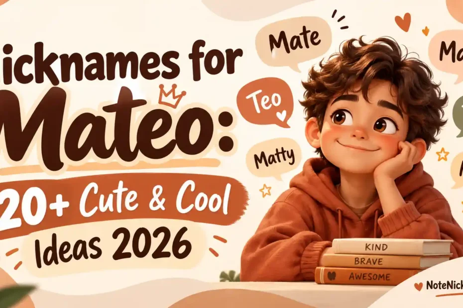 Nicknames for Mateo 120+ Cute & Cool Ideas 2026