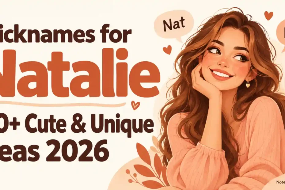 Nicknames for Natalie 150+ Cute & Unique Ideas 2026